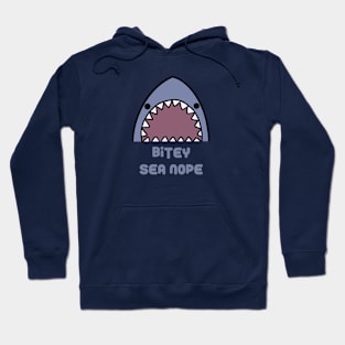 Bitey sea nope shark Hoodie